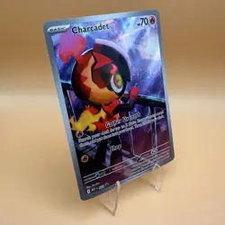 Pokemon Charcadet 022 Black Star Promo Phantasmal Flames ETB Holo TCG Card - Image 3
