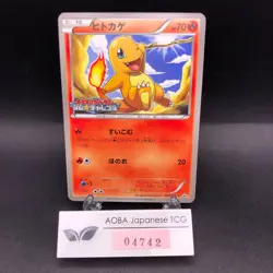 Charmander 165/BW-P Gym Challenge Promo - Japanese Pokemon Card - 2012 - Image 1