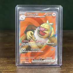 Pokemon TCG Slaking EX Full Art Ultra Rare Holo Card 227/191 Surging Sparks - Image 1