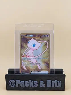 Mew ex - (151 Metal Card) 205/165 : Scarlet & Violet 151 Regular Near Mint (NM) - Image 1