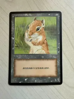 MTG Squirrel Token 2003 10th Anniversary JingHe Age CHS NM (Premodern Token) - Image 1