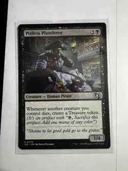1x Pitiless Plunderer, Foundations Jumpstart, Magic the Gathering MTG NM - Image 1