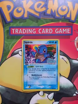 Squirtle 64/100 Reverse Holo Stamped EX Crystal Guardians Pokemon Card - Image 1