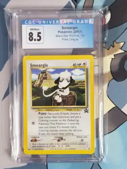 Pokemon Pokemon League Smeargle 32 Wizards Black Star Promo CGC 8.5 Near Mint - Image 1