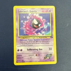 Sabrina’s Gastly 97/132 - Common Pokemon TCG - Gym Challenge - Unlimited - NM/LP - Image 1