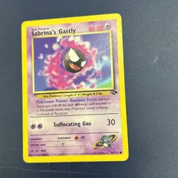 Sabrina’s Gastly 97/132 - Common Pokemon TCG - Gym Challenge - Unlimited - NM/LP - Image 2