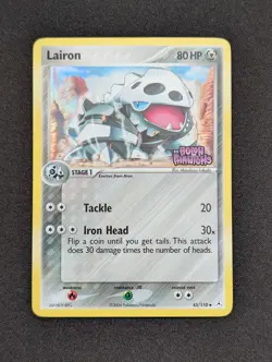 Lairon 45/110 Holon Phantoms Stamped Holo Pokemon TCG 2006 - Image 1