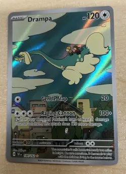Drampa Holo Illustration Rare Pokemon TCG SV05: Temporal Forces 184/162 NM - Image 1