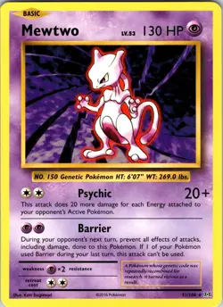 Mewtwo 51/108 XY - Evolutions Pokemon TCG LP - Image 1