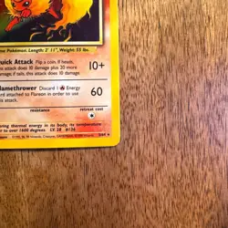 Pokemon TCG Flareon Jungle No Symbol Error 3/64 Holo Unlimited Holo Rare - Image 4