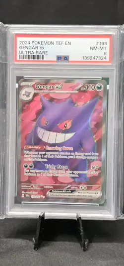 Pokemon TCG Gengar EX Full Art Ultra Rare Temporal Forces 193/162 - Image 1