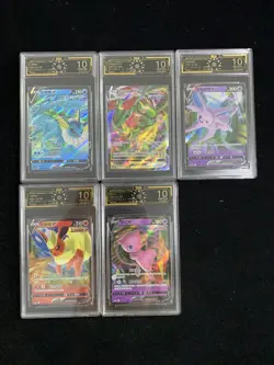 OCD 10 Pokemon TCG S-Chinese RR Leafeon Rayquaza Gengar Charizard JL89 - Image 1