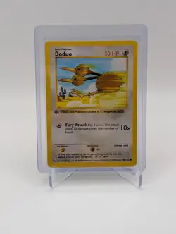 LP- 1st Edition Doduo 048/102 Pokemon Base Set (Shadowless) - Image 1