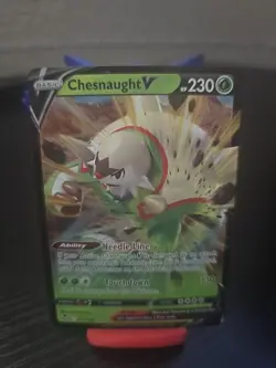 Chesnaught V - 015/195 Silver Tempest Ultra Rare Pokemon TCG NM - Image 1