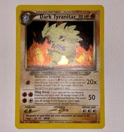 Dark Tyranitar 11/105 Neo Destiny Holo Rare Unlimited Pokemon TCG VLP Condition - Image 3