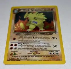 Dark Tyranitar 11/105 Neo Destiny Holo Rare Unlimited Pokemon TCG VLP Condition - Image 5