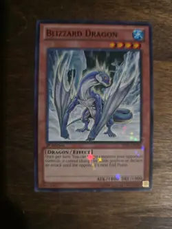 Yu-Gi-Oh! Blizzard Dragon 1st Edition Shatterfoil Rare BP01-EN147 - Image 1