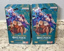 Bandai One Piece Card Game Op-08 Two Legends Booster sleeved 10 Packs - Image 1