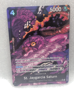 St Jaygarcia Saturn (Alternate Art) OP13-083 Carrying On His Will Foil One Piece - Image 1