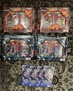 One Piece Illustration Box Vol 5 & 6 Lot of 4 Plus 4 Packs Brand New Sealed! - Image 1