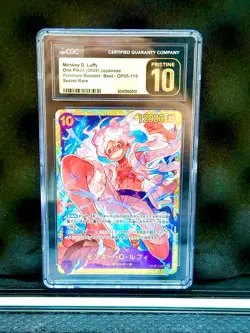 One Piece Japanese Monkey D Luffy OP05-119 Awakening Of The New Era CGC Pristine - Image 1