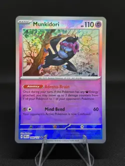 Munkidori 044/131 Prismatic Evolutions [Master Ball] Reverse Holo Pokemon TCG NM - Image 1