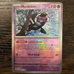 Munkidori 044/131 Prismatic Evolutions poke Ball] Reverse Holo Pokemon TCG NM - Image 1
