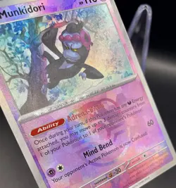Munkidori 044/131 Prismatic Evolutions [Master Ball] Reverse Holo Pokemon TCG NM - Image 3