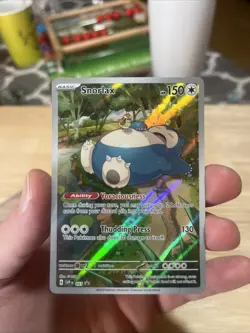 Pokemon TCG Snorlax SVP 051 Scarlet & Violet 151 Black Star Promo - Image 1