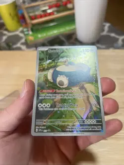 Pokemon TCG Snorlax SVP 051 Scarlet & Violet 151 Black Star Promo - Image 2