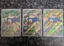 Pokemon TCG Snorlax SVP 051 Scarlet & Violet 151 Black Star Promo X3 MINT - Image 1