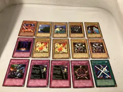 Yu-Gi-Oh! TCG Old Vintage Job Lot 90 Cards Used Mixed Condition See Photos - Image 4