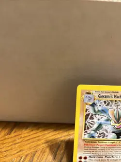 Giovanni's Machamp 6/132 Gym Challenge Holo Pokemon Card Rare 🔥 - Image 2
