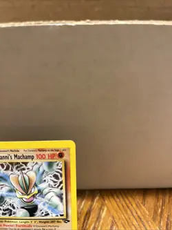 Giovanni's Machamp 6/132 Gym Challenge Holo Pokemon Card Rare 🔥 - Image 3