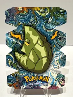 2000 TOPPS Pokemon #11 Metapod Stage 2 Die Cut Embossed card EV2 of 12 - Image 1