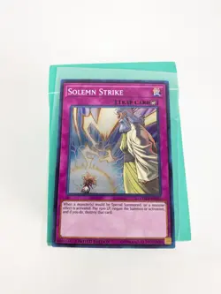 Solemn Strike - COTD-ENSE2 - - Limited Edition NM YuGiOh! Trap Card Holo - Image 1