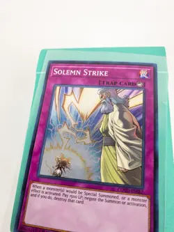Solemn Strike - COTD-ENSE2 - - Limited Edition NM YuGiOh! Trap Card Holo - Image 2