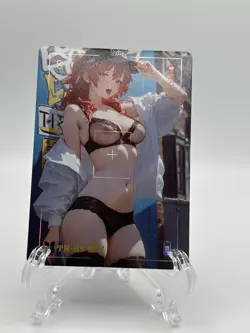 Makima TR-08 Polaroid Illustration Reluctant Card Chainsaw Man - Image 1