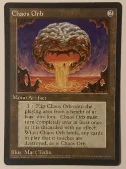Magic The Gathering MTG CHAOS ORB Promo 6x9 Oversize Jumbo Card! - Image 1