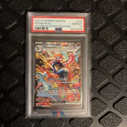 Pokemon Greninja EX Twilight Masquerade SIR Card 214/167 PSA 10 - Image 1