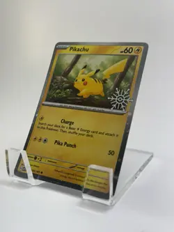 Pokemon Pikachu Holiday Calendar 2023 Cosmos Holo Stamped Promo Card 049/195 - Image 4