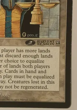 Magic The Gathering MTG BALANCE Promo 6x9 Oversize Jumbo Card! - Image 5