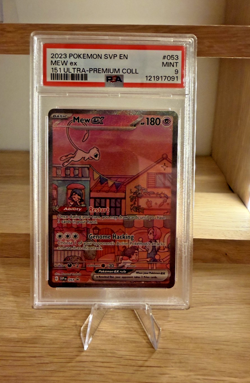 Mew ex 053/SV-P PSA 9 Mint | Scarlet & Violet Promo Holo Pokemon Card - Image 1