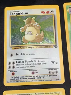 Vintage Holo Rare Pokemon Cards WOTC Era Base Set, Fossil, Jungle, Scyther MP/HP - Image 2
