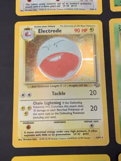 Vintage Holo Rare Pokemon Cards WOTC Era Base Set, Fossil, Jungle, Scyther MP/HP - Image 5