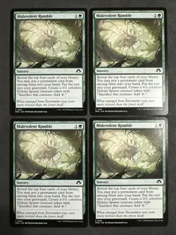 Malevolent Rumble - Modern Horizons 3 (MH3) x4 (Playset) MINT MTG Magic - Image 1