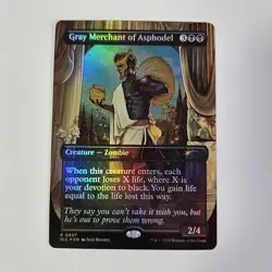 Gray Merchant Of Asphodel Foil Secret Lair Countdown: Encyclopedia Kit MTG SLD - Image 1