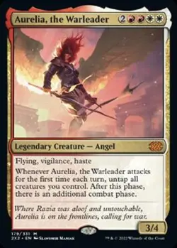 Aurelia, the Warleader - M - Double Masters 2022 - 179 - NM - Image 1