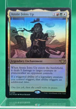 MTG Annie Joins Up FOIL Outlaws of Thunder Junction NM/M - Image 1