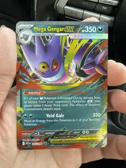 Mega Gengar EX Phantasmal Flames 056/094 Pokemon TCG Double Rare Mega Evolution - Image 1